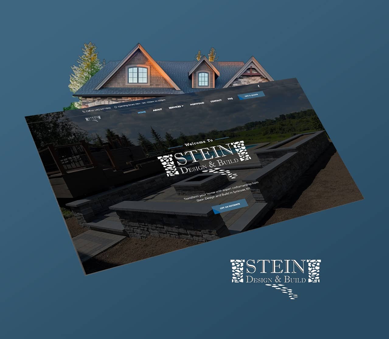 stein design and build website